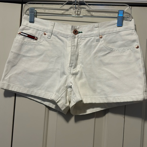 Tommy Hilfiger white denim shorts size 5 worn once - Picture 1 of 13